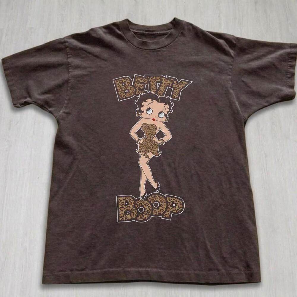 Brown Betty Boop Graphic Tee 1